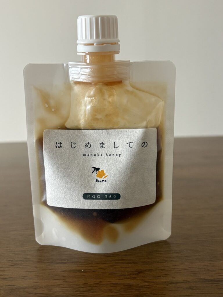 BeeMe はじめましてのマヌカハニー(MGO260・120g)のお試しパウチ